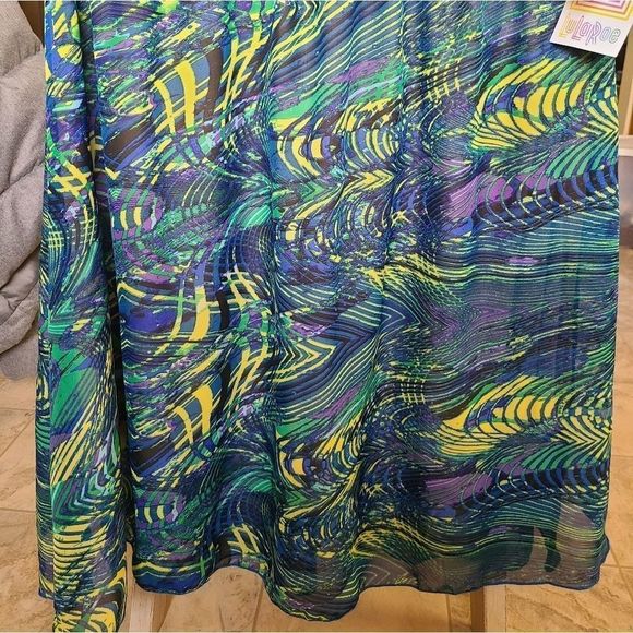 Lularoe skirt Lola NWT size XL lined - Picture 5 of 5